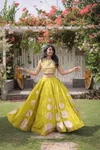 Lw 7173 Roman Silk Gota Pattern Work Navratri Lehenga Choli